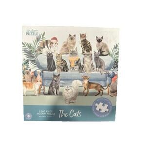 Professor Puzzle THE CATS 1000 Pc Jigsaw Puzzle P2 Free Shipping Damage Box